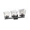 Z-Lite Astor 3 Light Vanity, Matte Black & Clear 1936-3V-MB - alternate 4